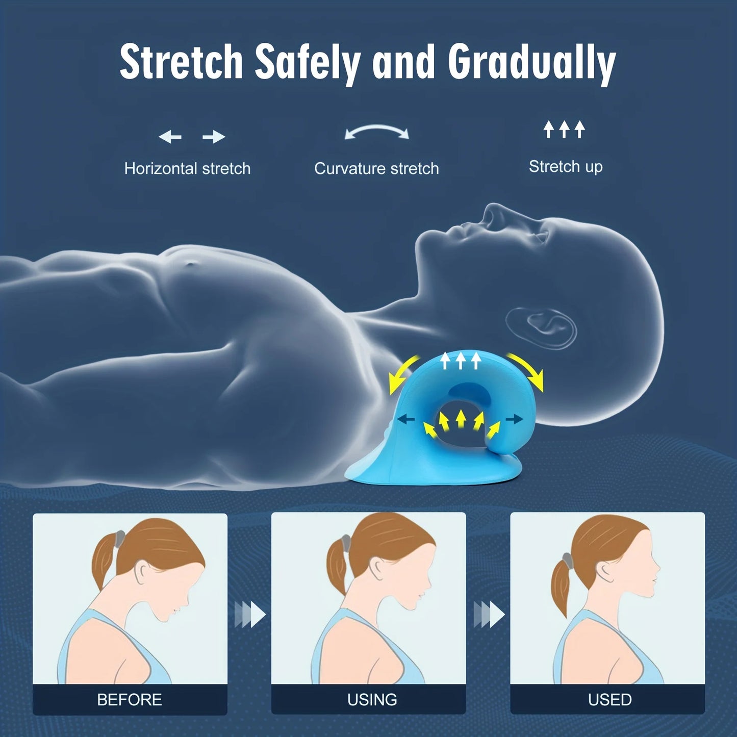 Neck Massage Traction Pillow